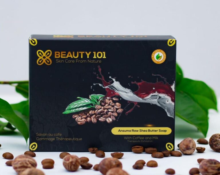 Beauty 101 Ansuma Shea Butter Soap With Coffee And Milk(170g)