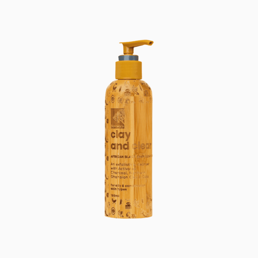 Nokware Clay And Clear African Black Soap Cleanser (150ml)